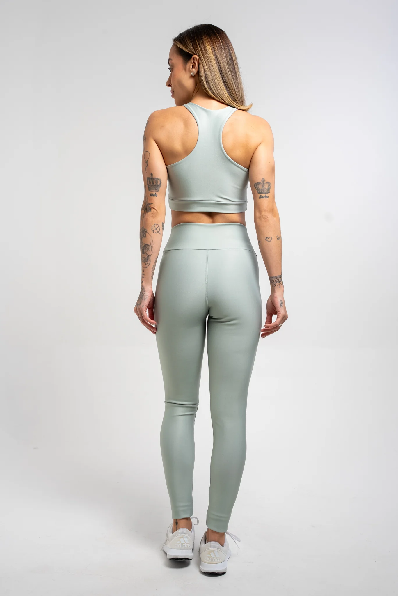 Legging Estampa Lisa Verde Oliva - Image 5